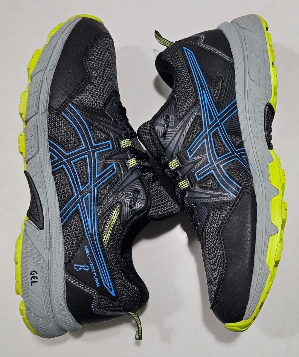 ASICS GEL-Venture 8 Trail-Size 8.5 Men’s-Black/Blue 1011A824